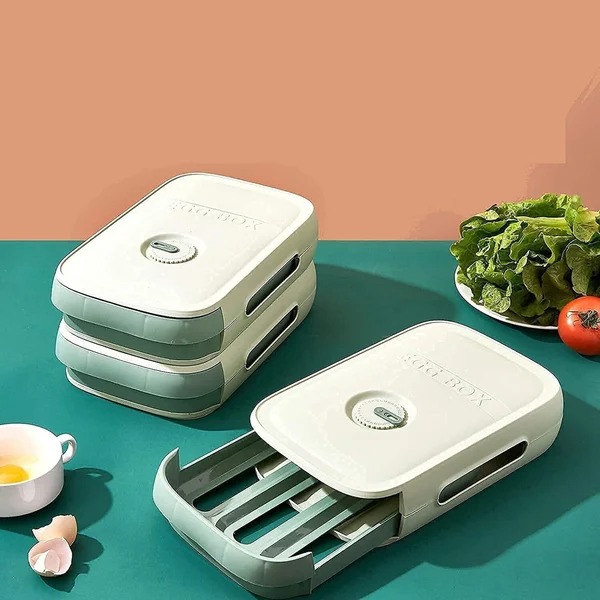 (🔥HOT SALE NOW - 40% OFF)NEW DRAWER TYPE EGG STORAGE BOX