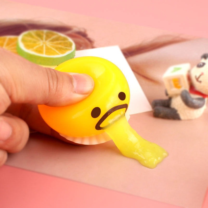 (🔥HOT SALE - 49% OFF) Puking Egg Yolk Stress Toys, Buy 3 Get 2 Free (5 Pcs) 