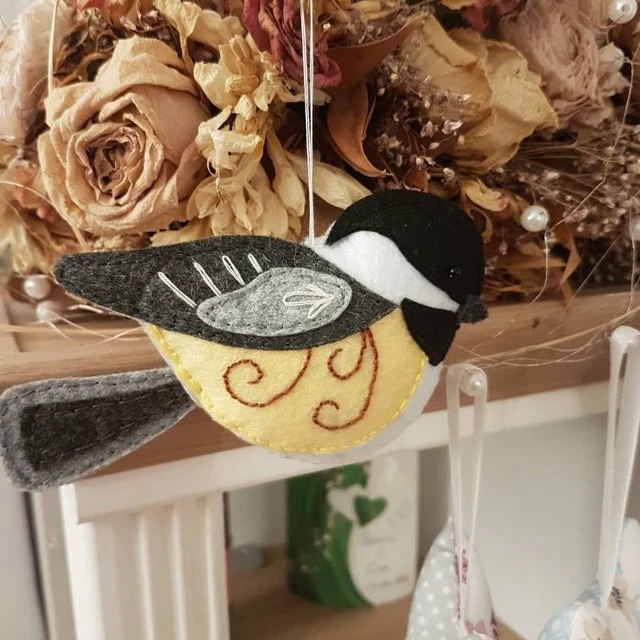 Felt Bird Ornament