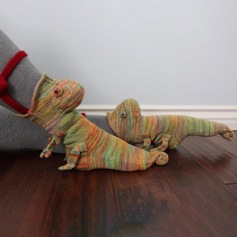 🎅Christmas Pre Sale- 3D Knit Crocodile Socks