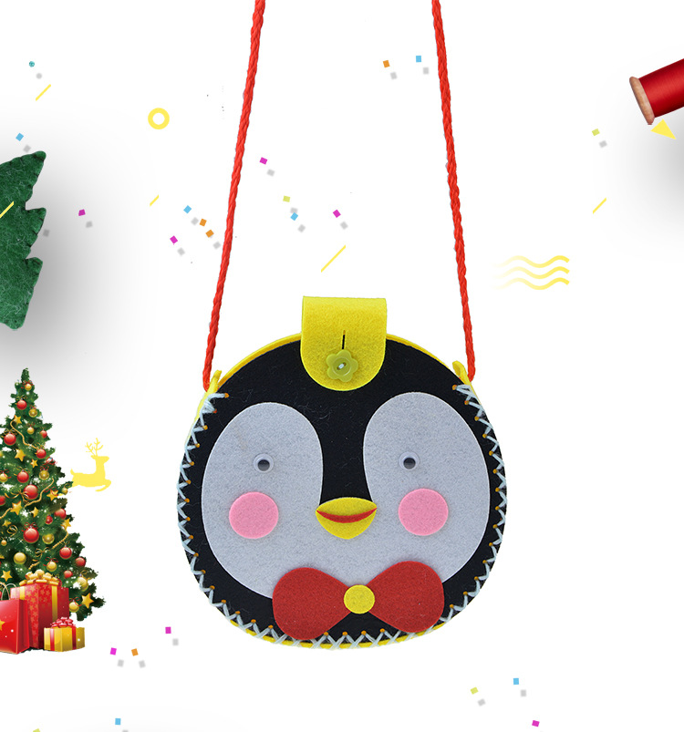 🎄Christmas children DIY educational toys shoulder bag🎁