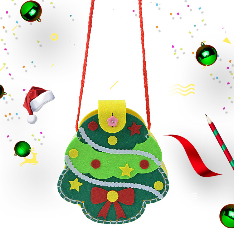 🎄Christmas children DIY educational toys shoulder bag🎁