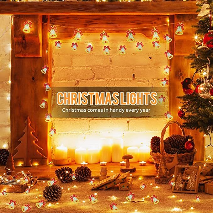 🎁2022 Christmas Iron Artwork LED String Lights Decoration🔥