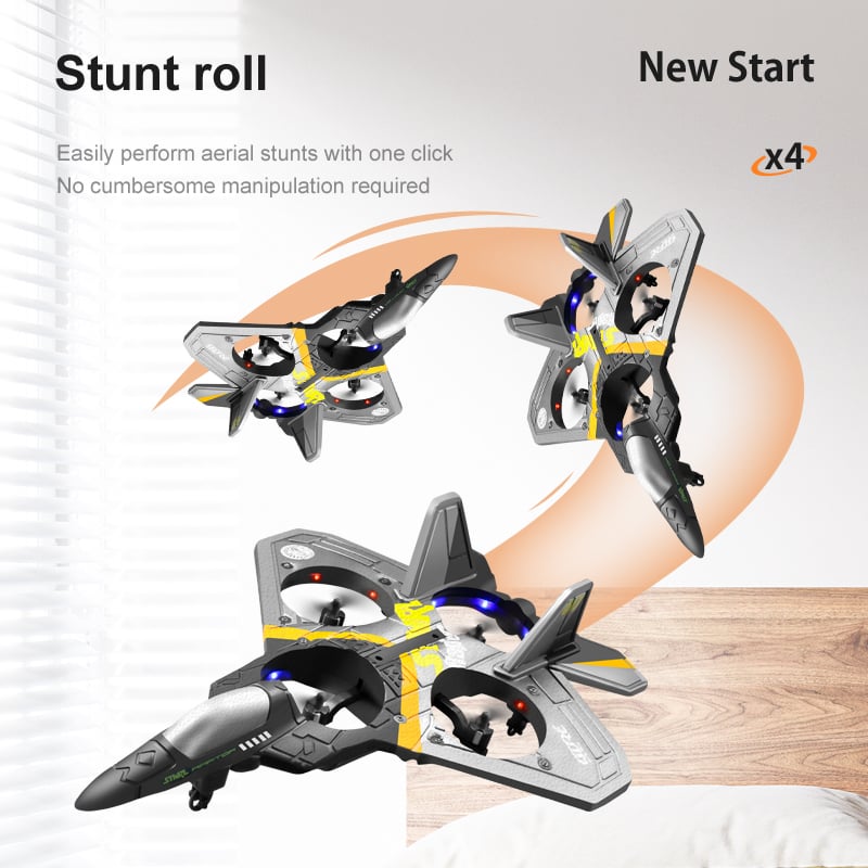 🌲Early Christmas Sale🌲V17 Jet Fighter Stunt RC Airplane