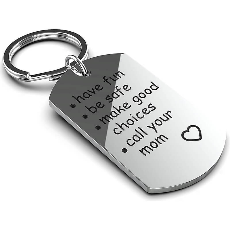 Reminder to Do Things Stainless Steel Keychain
