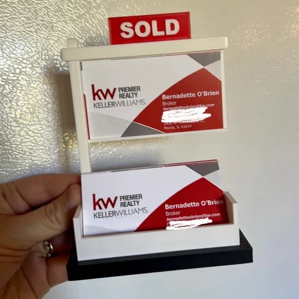 Business Card Holder-Display Your Own Personalized Business Cards