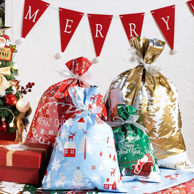 Christmas Hot sale🔥-Drawstrings Gift Bags
