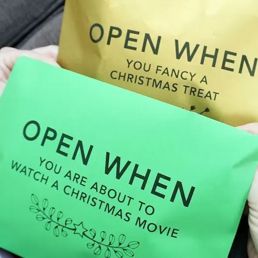 Open When Envelopes For Christmas❄