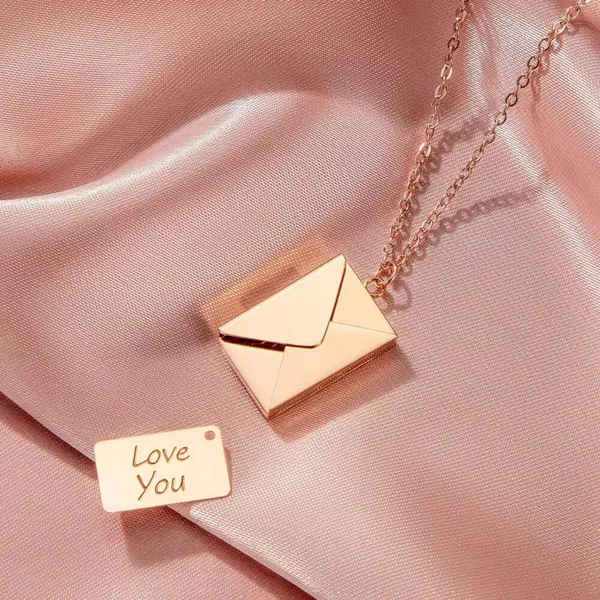 Mother's Day Gift-Love Letter Envelope Pendant Necklace