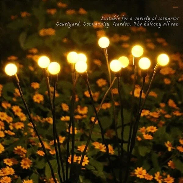 🔥Hot Sale🔥Solar Powered Firefly Garden Light