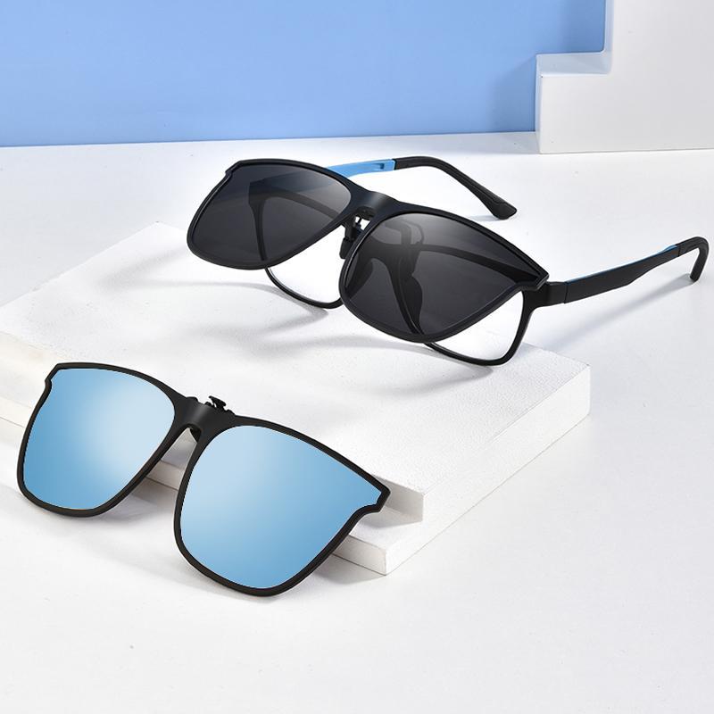 (🔥HOT SALE-40% OFF) New Polarized Clip-on Flip Up Sunglasses