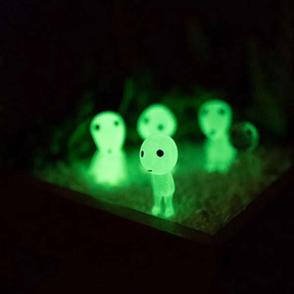 6 Pcs Luminous Ghost Tree Elves Set