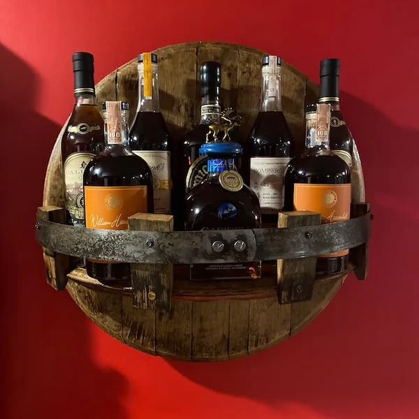🍻Bourbon Whiskey Barrel Shelf