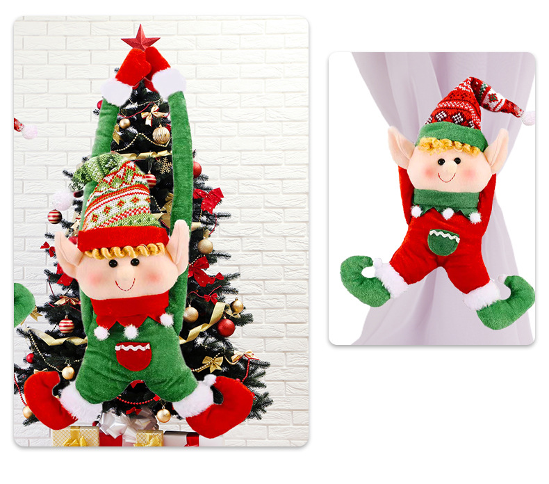 🎀Christmas Cartoon Elf Curtain Buckle