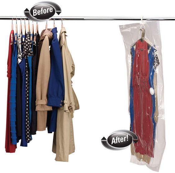  Hanging Vacuum Storage Bags 🔥 Buy 6 Get Extra 20% OFF & Free Shipping