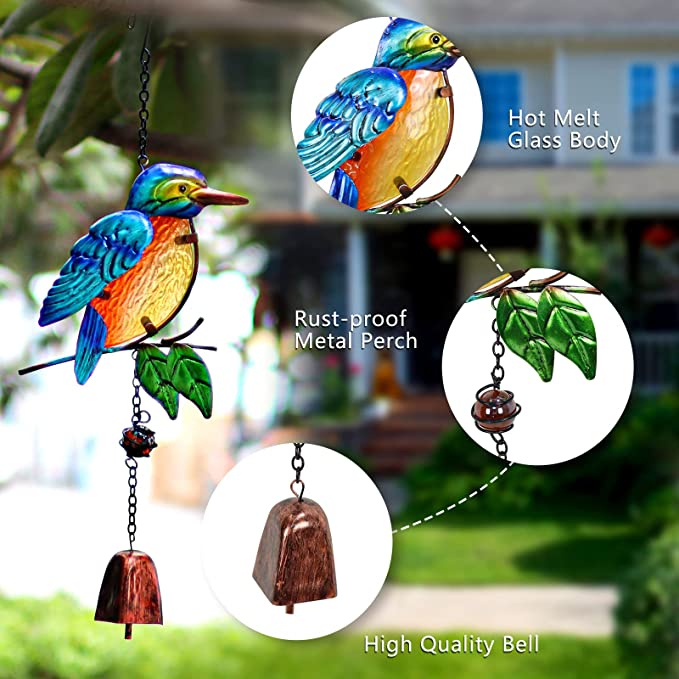 【Christmas Promotion 50% OFF】2 Pcs Bird Bell Wind Chimes