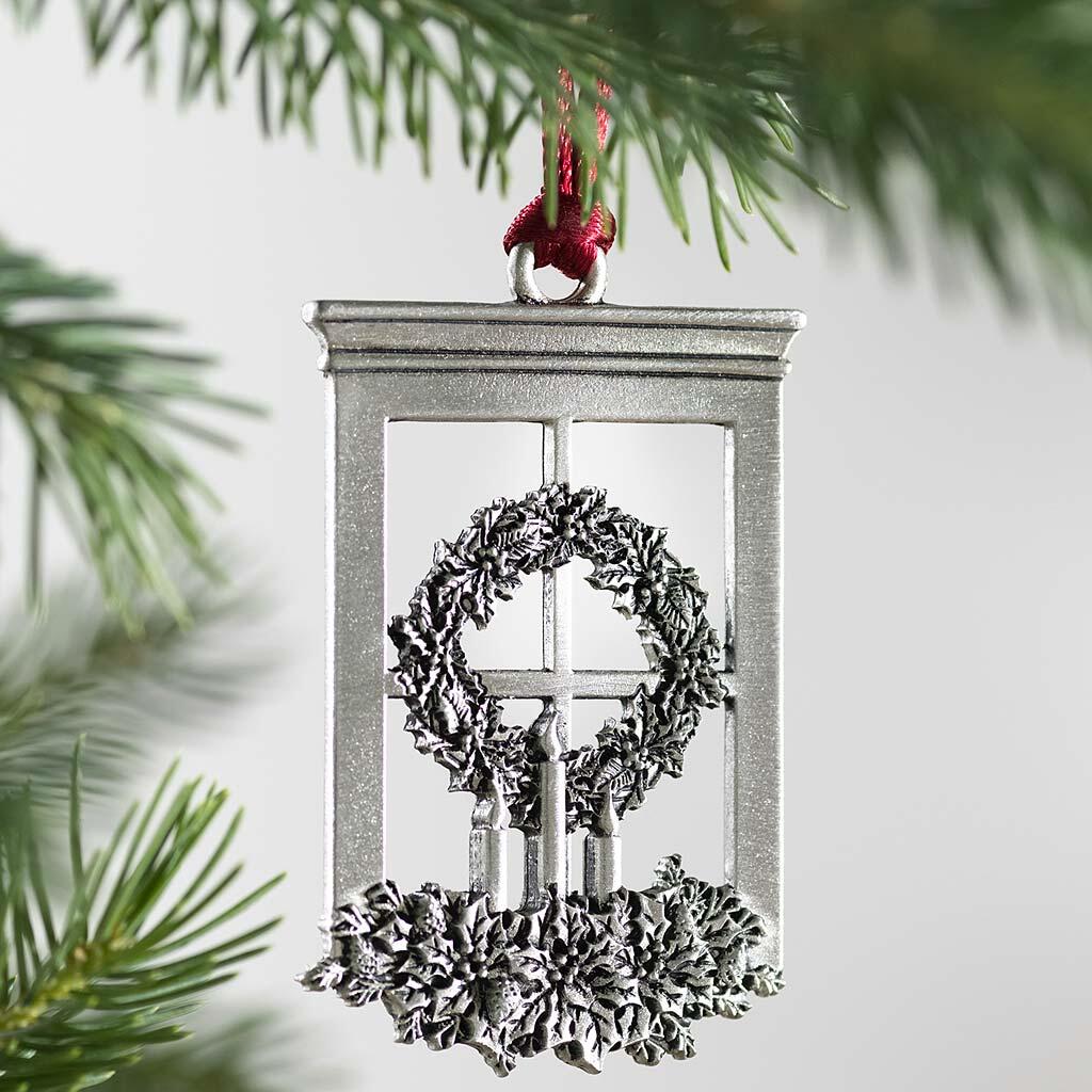 Solid Pewter Christmas Tree Ornament - BUY 5 FREE SHIPPING