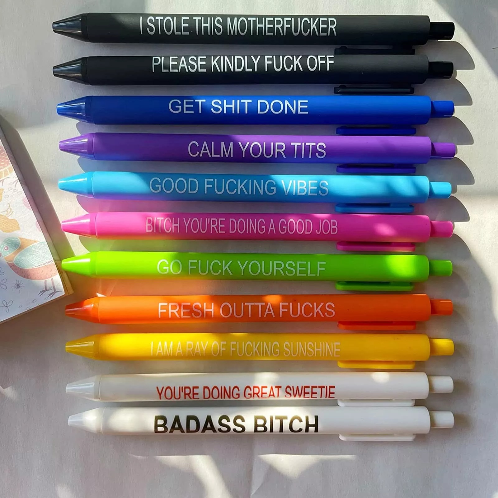 🤣11 Pcs Funny Pens(Black ink)