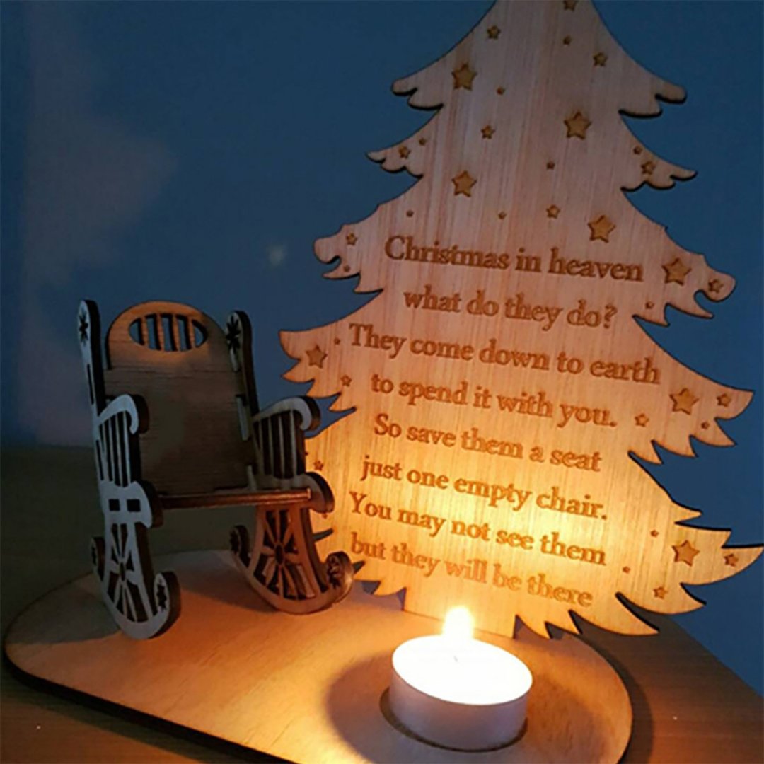 🎄Christmas Candle Memorial Display to Remember Loved Ones ,Electronic candles