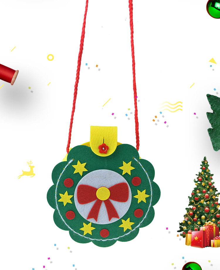🎄Christmas children DIY educational toys shoulder bag🎁