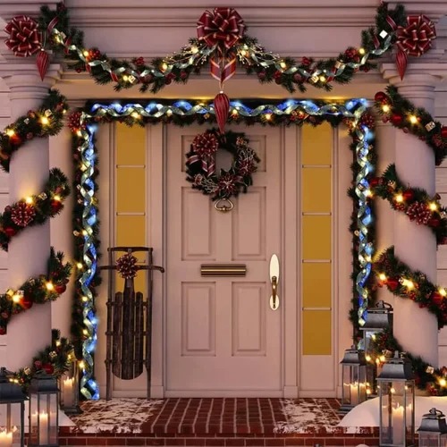 Christmas ribbon fairy lights 🎄early Christmas 45% Off Sale🎄