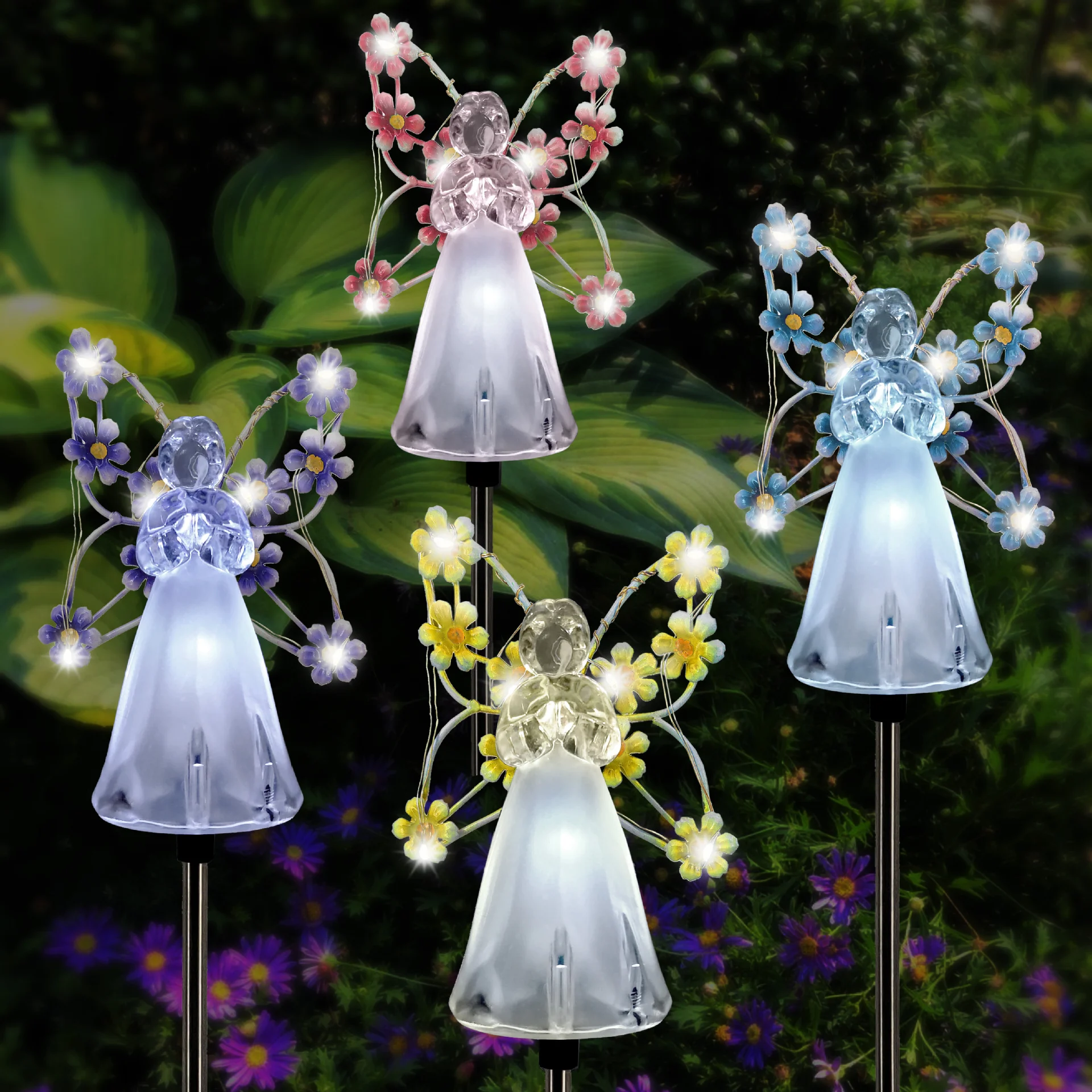 【LAST DAY -40% OFF】Waterproof Solar Angel lights👼