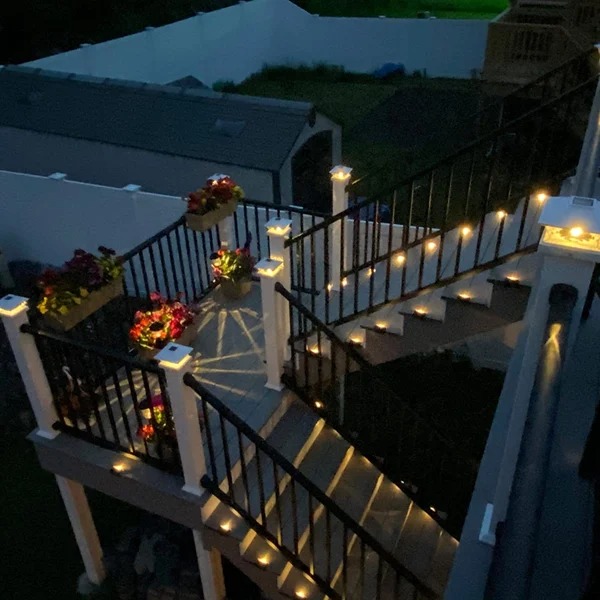 (🔥HOT SALE NOW - 40% OFF) Solar Deck Lights Outdoor