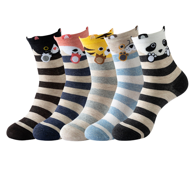 5 Pairs Womens Funny socks