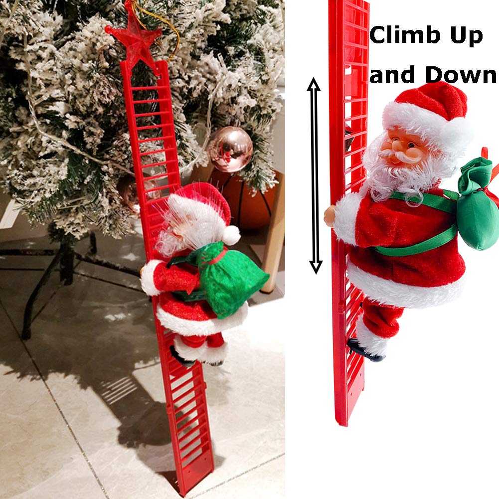 Electric Climbing Ladder Santa