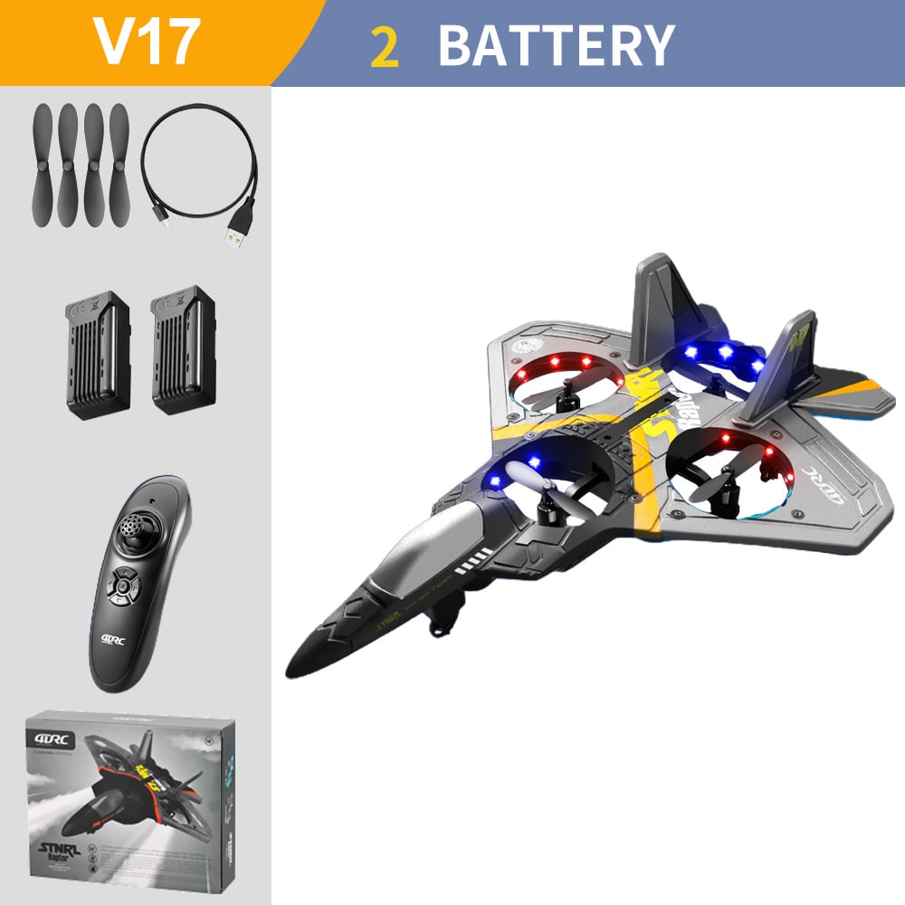🌲Early Christmas Sale🌲V17 Jet Fighter Stunt RC Airplane