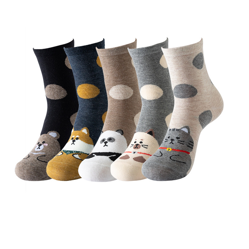 5 Pairs Womens Funny socks