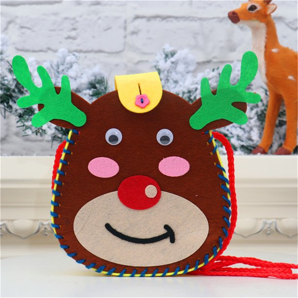 🎄Christmas children DIY educational toys shoulder bag🎁