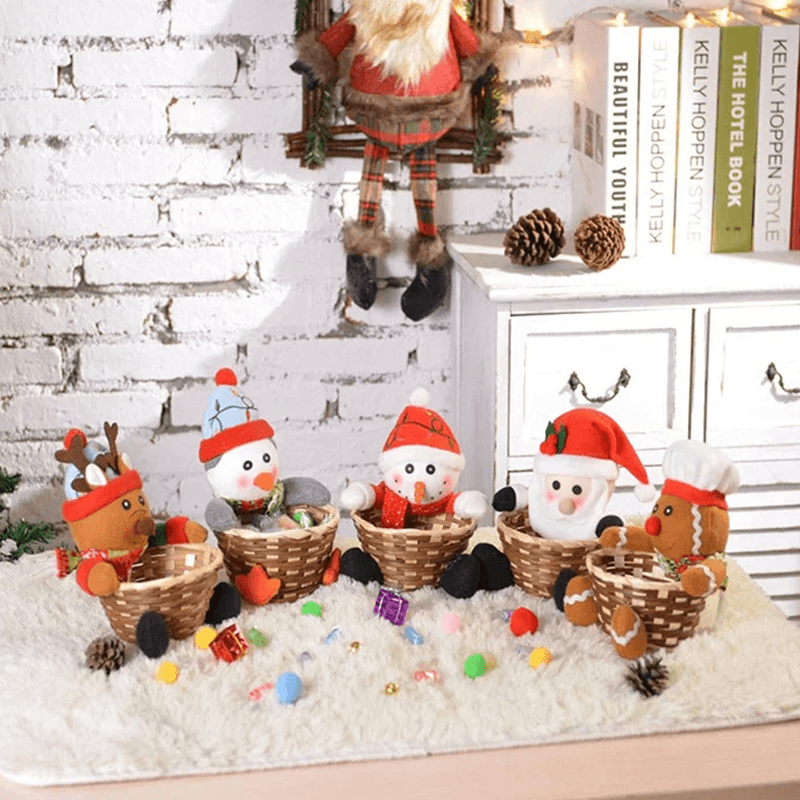 Christmas Candy Woven Basket🎁🍪