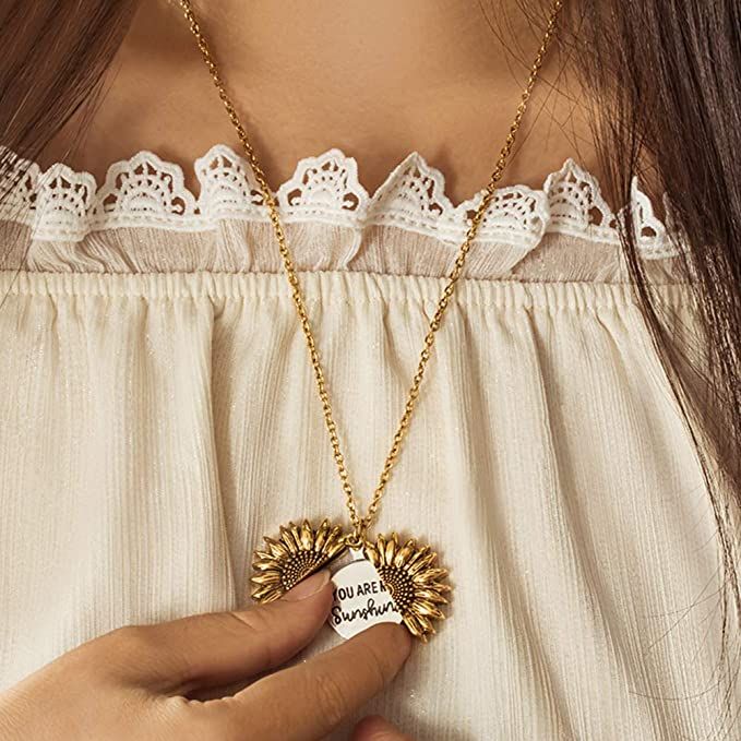 [Mother's Day Hot Sale]🌞"You Are My Sunshine" Sunflower Necklace🌻