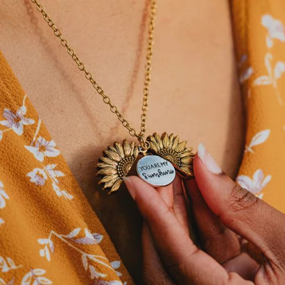 [Mother's Day Hot Sale]🌞"You Are My Sunshine" Sunflower Necklace🌻