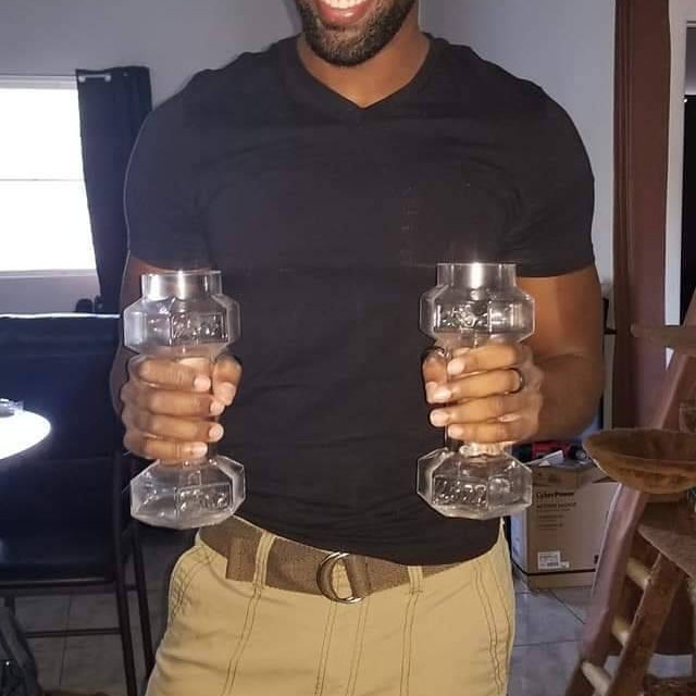 Funny Dumbbell Beer Glass