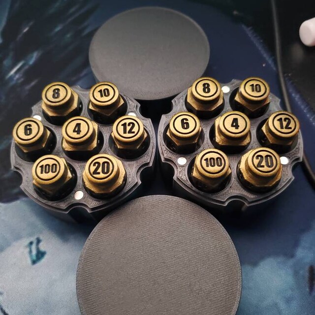 Bullet Shaped Polyhedral Dice Set🎲 (7 PCS)