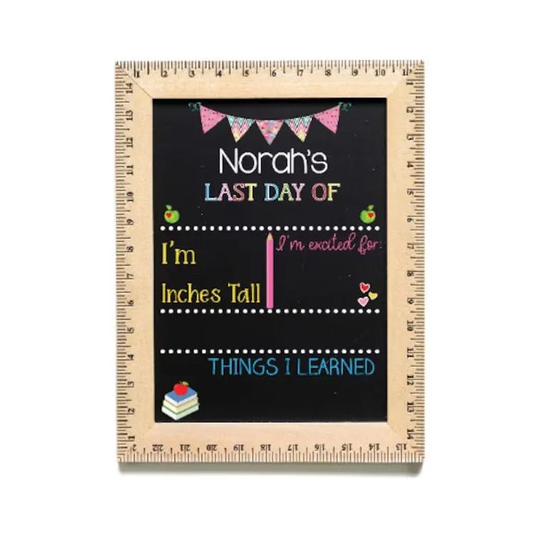 First And Last Day of School Board