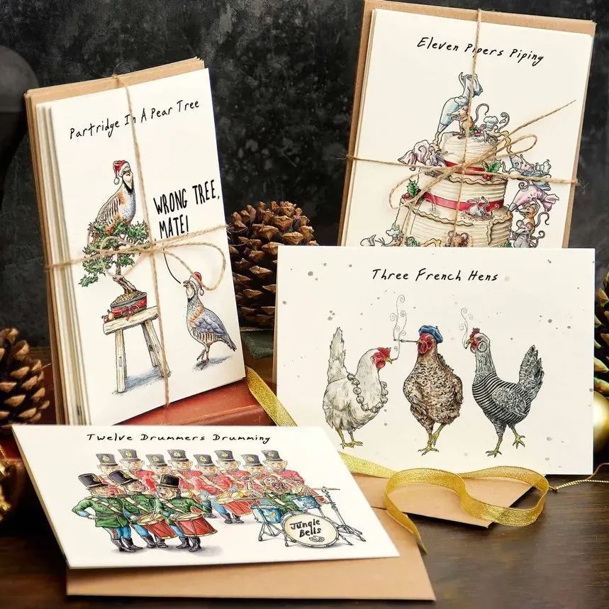 🎄Twelve Days Of Christmas Card Set