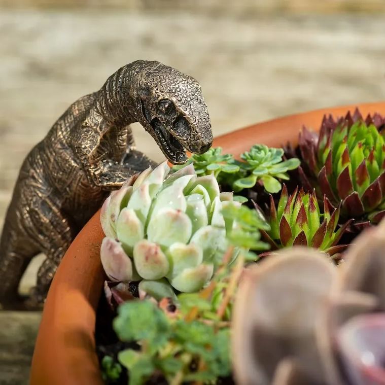 🦖Bronze Velociraptor Pot Buddy