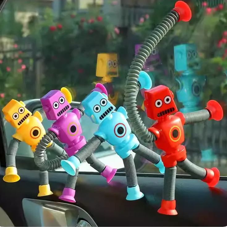 Suction Cup Pop Tube Robot