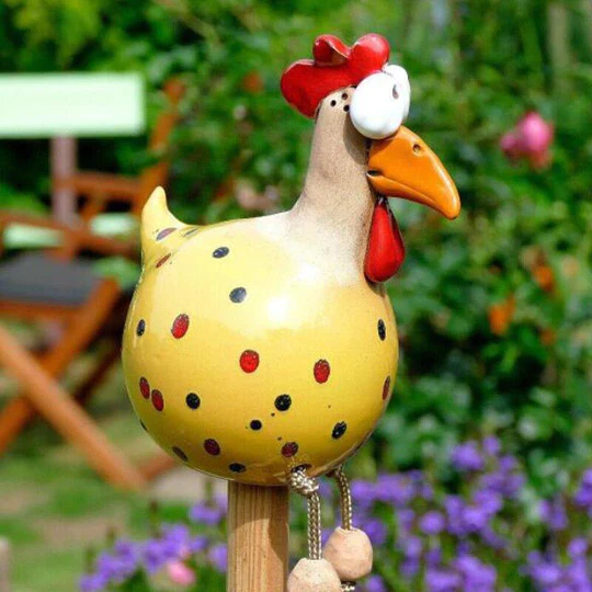 Funny decorative chicken