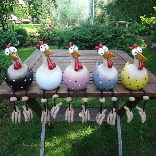 Funny decorative chicken