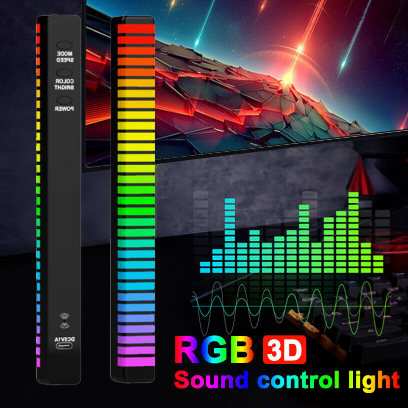 Wireless Sound Activated RGB Light Bar