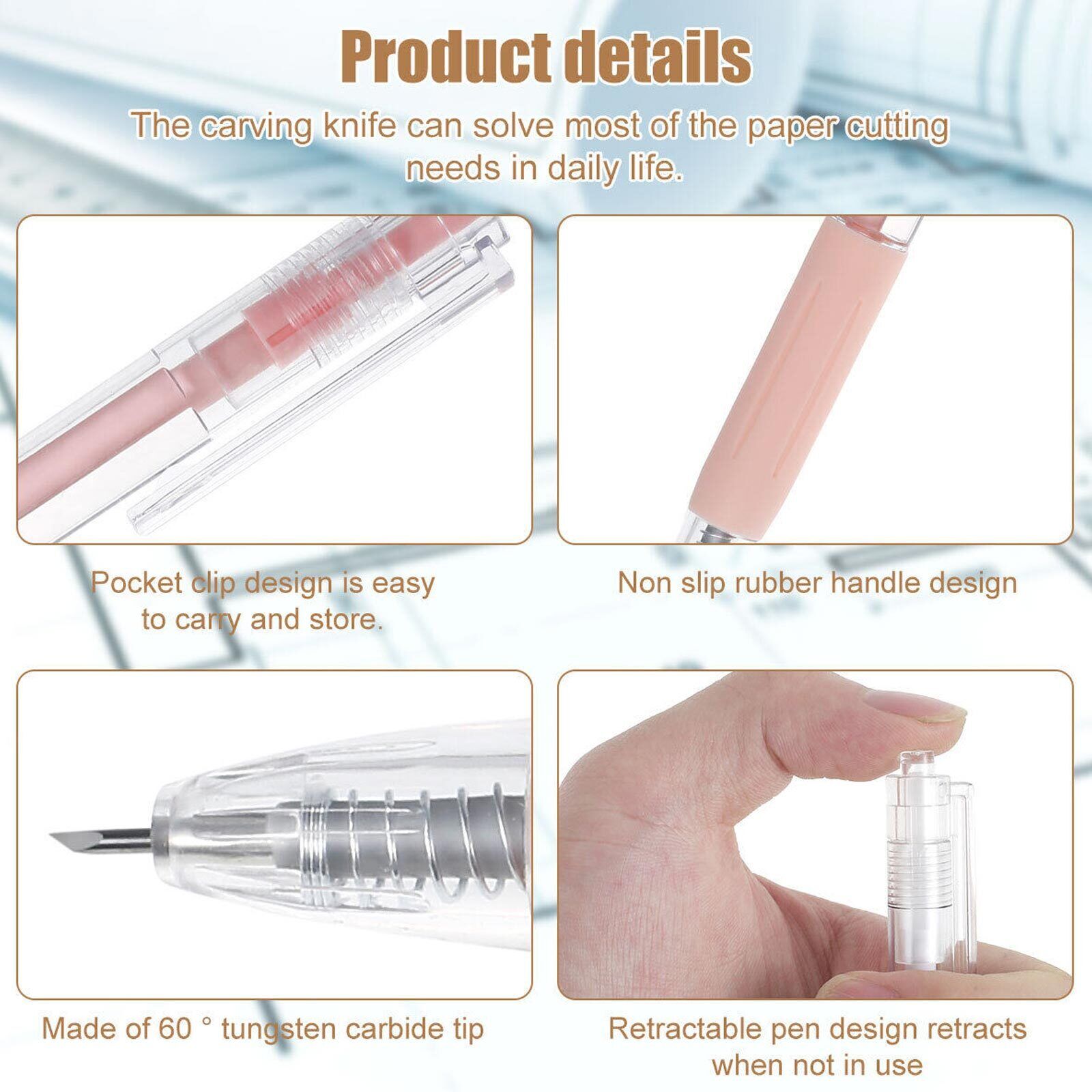 🤩Cartoon Pattern Student Utility Knife Pen