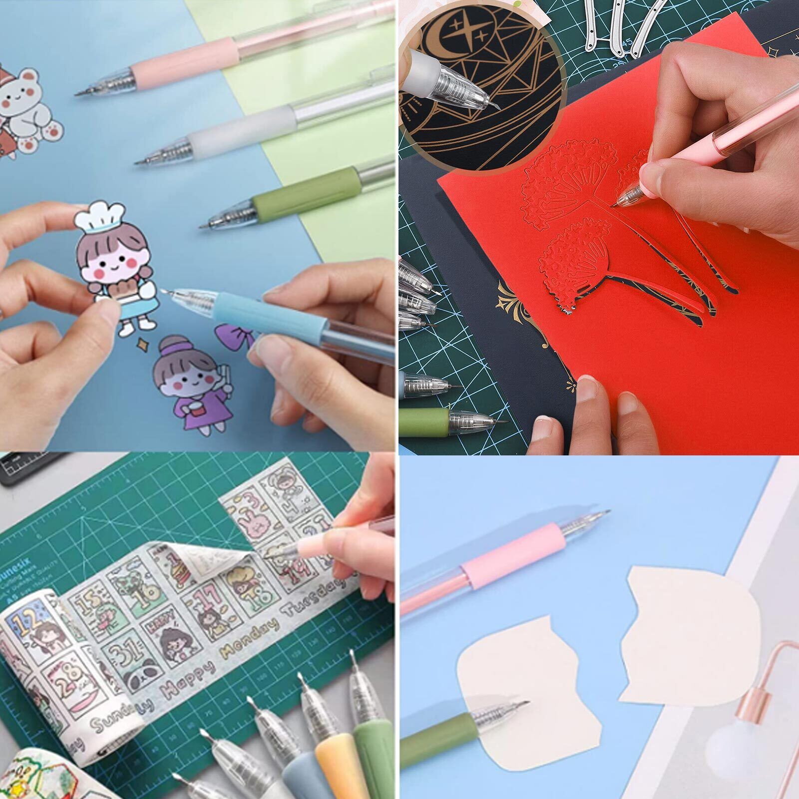 🤩Cartoon Pattern Student Utility Knife Pen