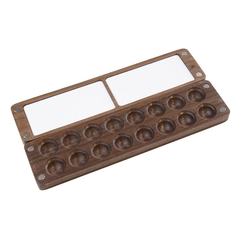 Portable Walnut Watercolor Palette🎨