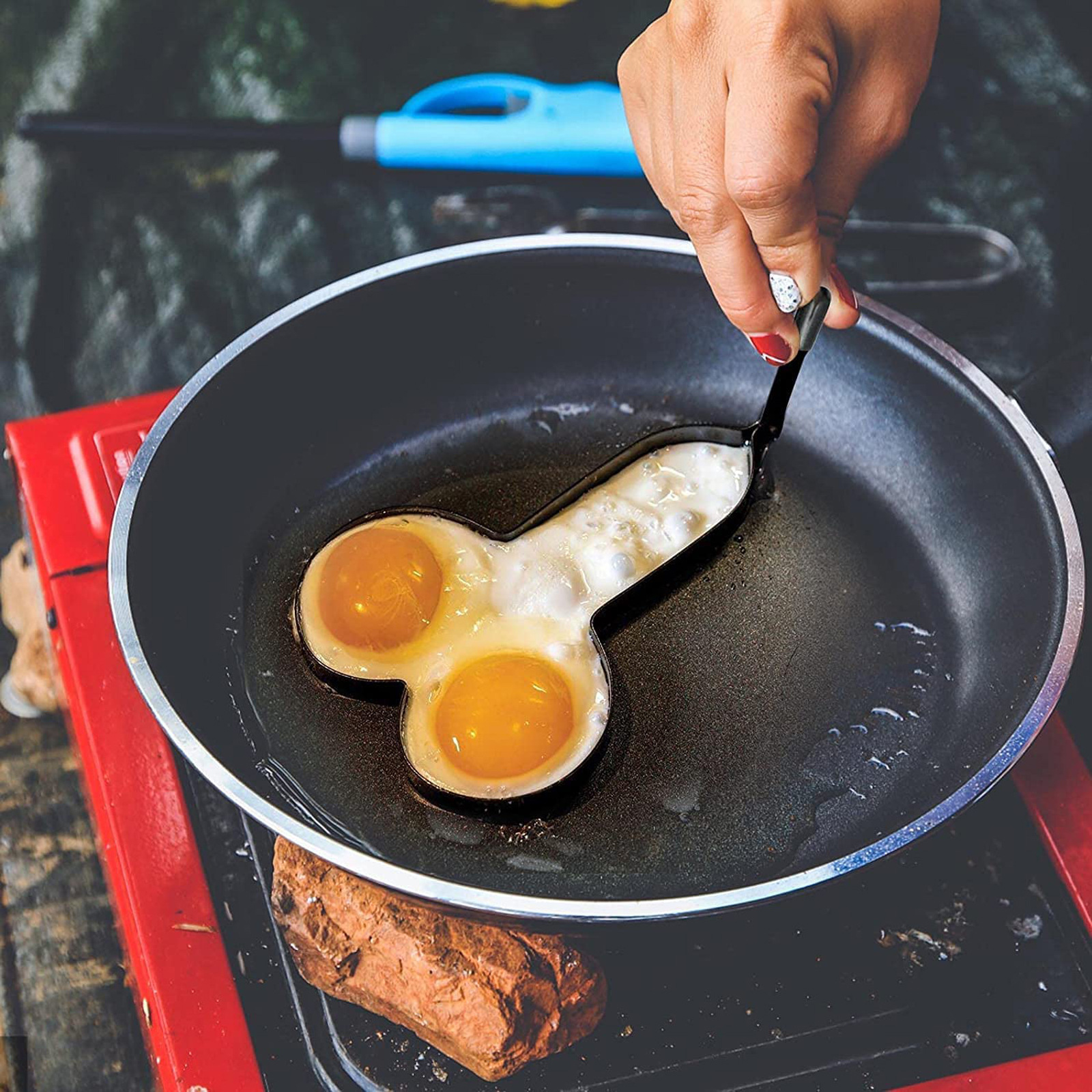 🍳 Non-Stick Egg Omelette Moulds 