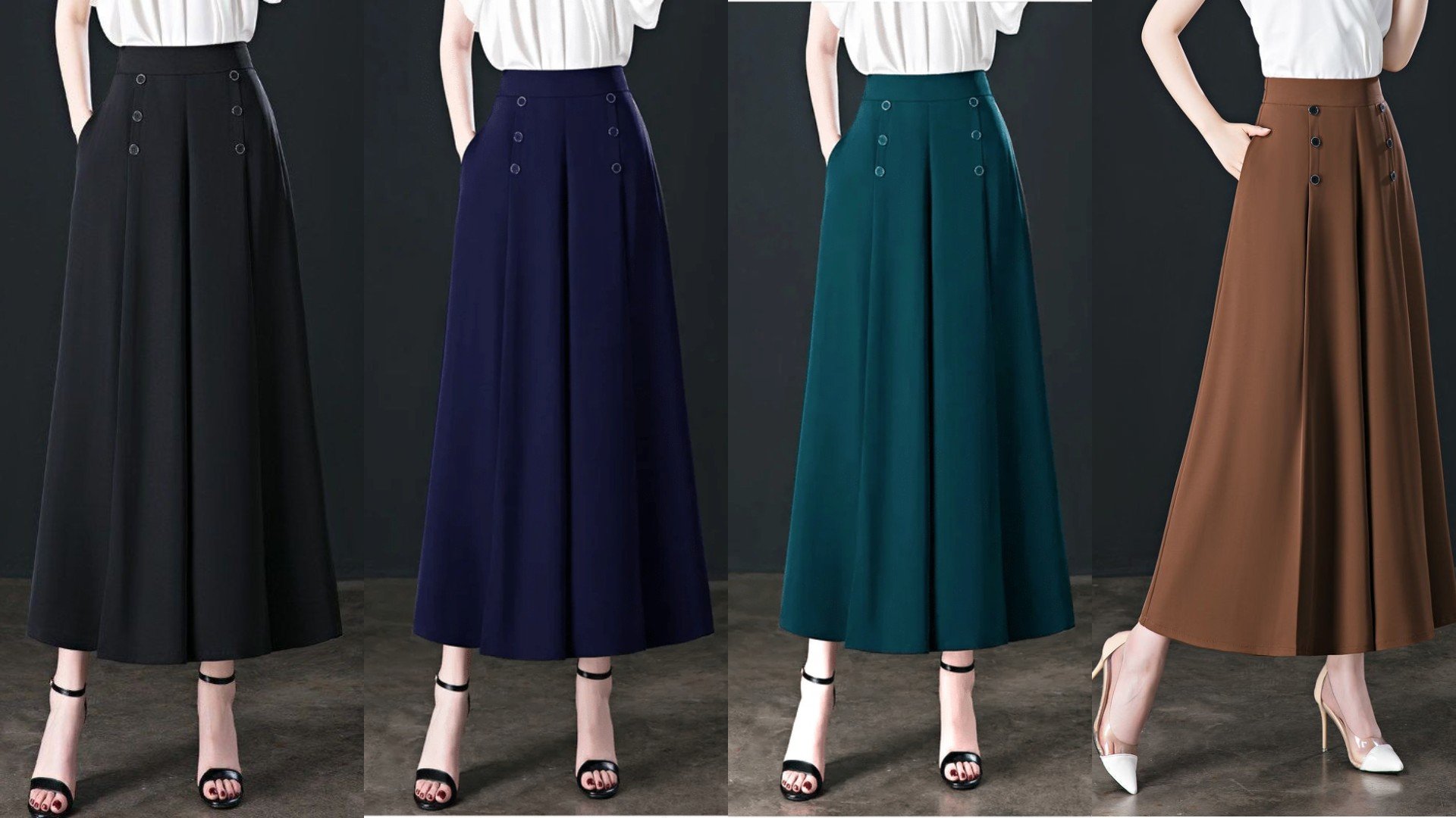 🔥HOT SALE 40% OFF - Cool and Slim Stylish Pleated Wide-leg Pants
