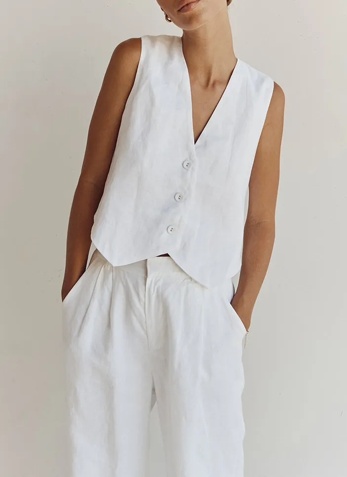 CROPPED VEST PANTS SUIT